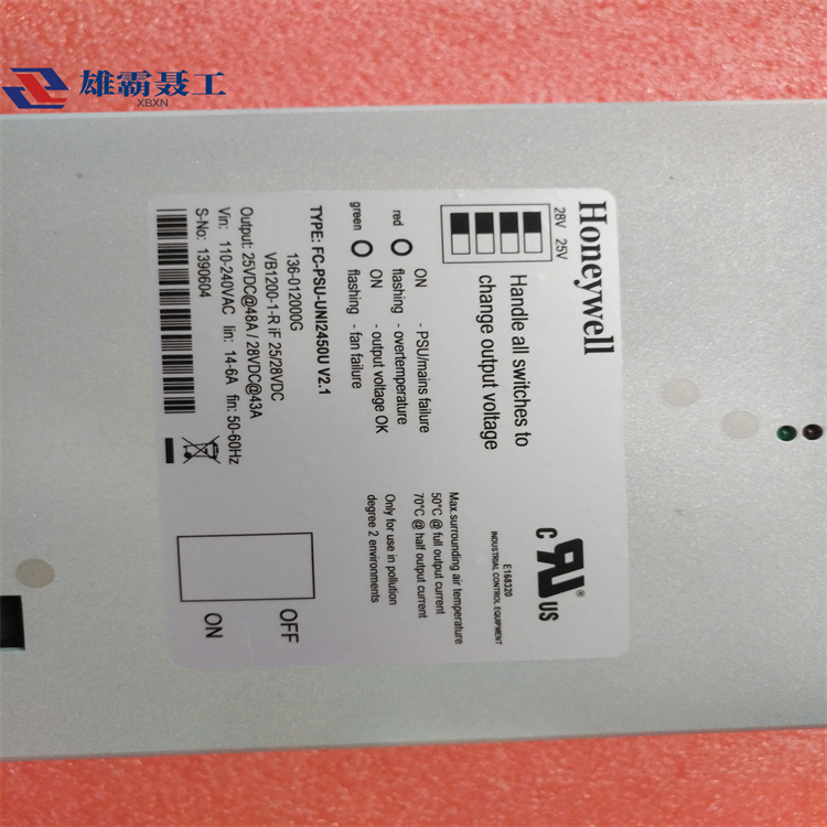 Honeywell FC-PSU-UNI2450U V1 自动化工控设备模块/控制器/伺服电机