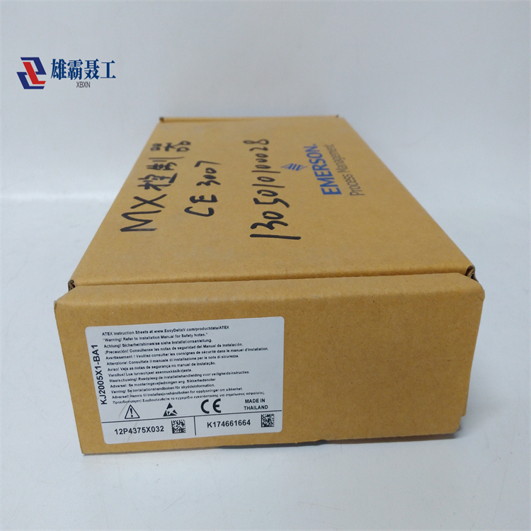 EMERSON VE3007 KJ2005X1-BA1 12P4375X012 工控自动化伺服/模块/控制器/电机/触摸