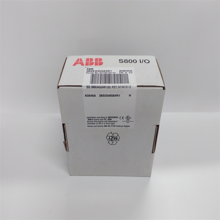 A0845A 3BSE045584R1 ABB仓库有货工控自动化备件卡件模块