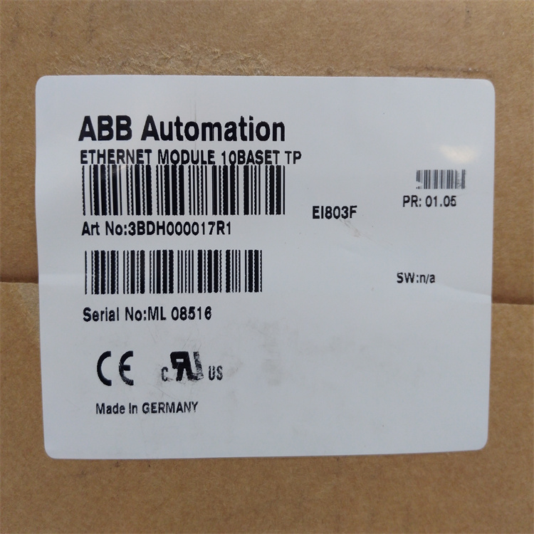 EI803F 3BDH000017R1 ABB仓库有货工控自动化备件卡件模块