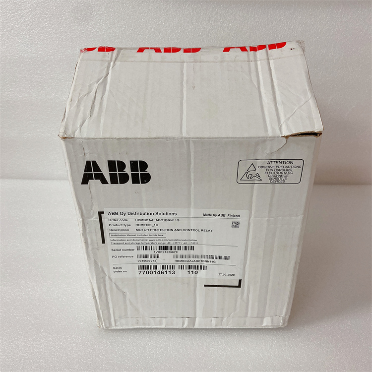 ABB REM615E_1G HBMBCAAJABC1BNN11G  PLC模块