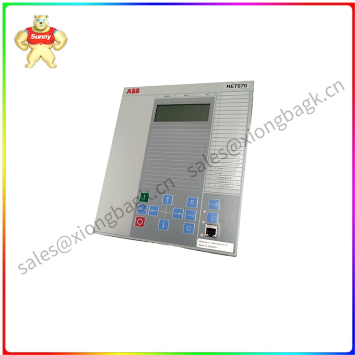 RET670 ABB 发电机变压器块单元